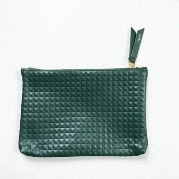 Ipsy August 2019 Green Textured Bag - Picture 1 of 1